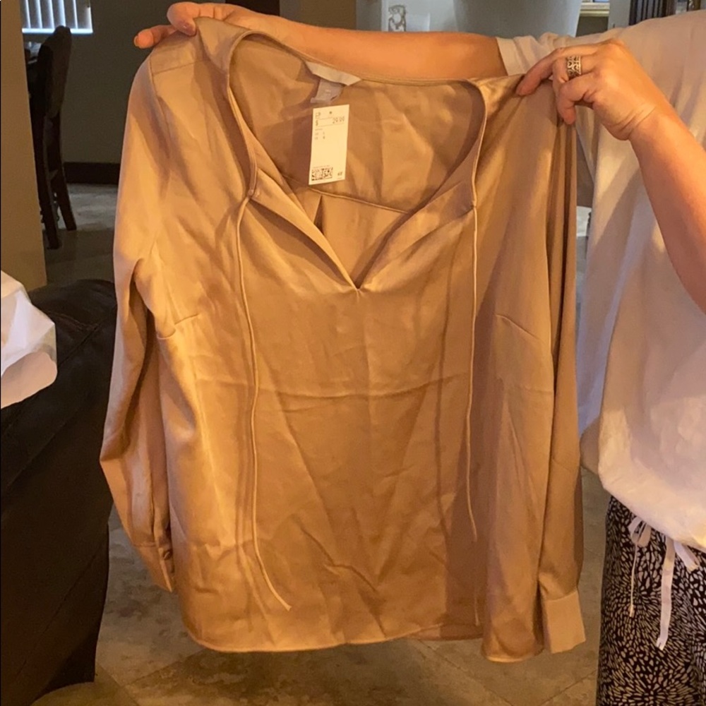 Gold silky dress